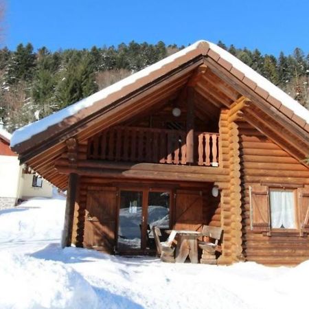 L'Ours Noir Chalet En Rondins La Bresse Exterior foto