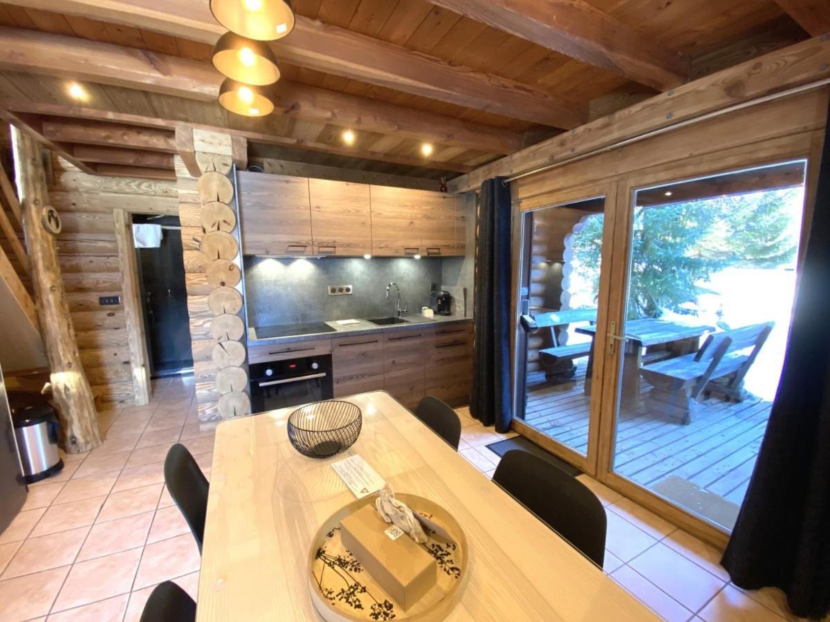 L'Ours Noir Chalet En Rondins La Bresse Exterior foto