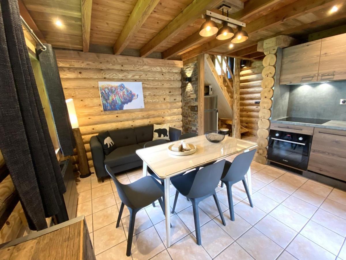L'Ours Noir Chalet En Rondins La Bresse Exterior foto